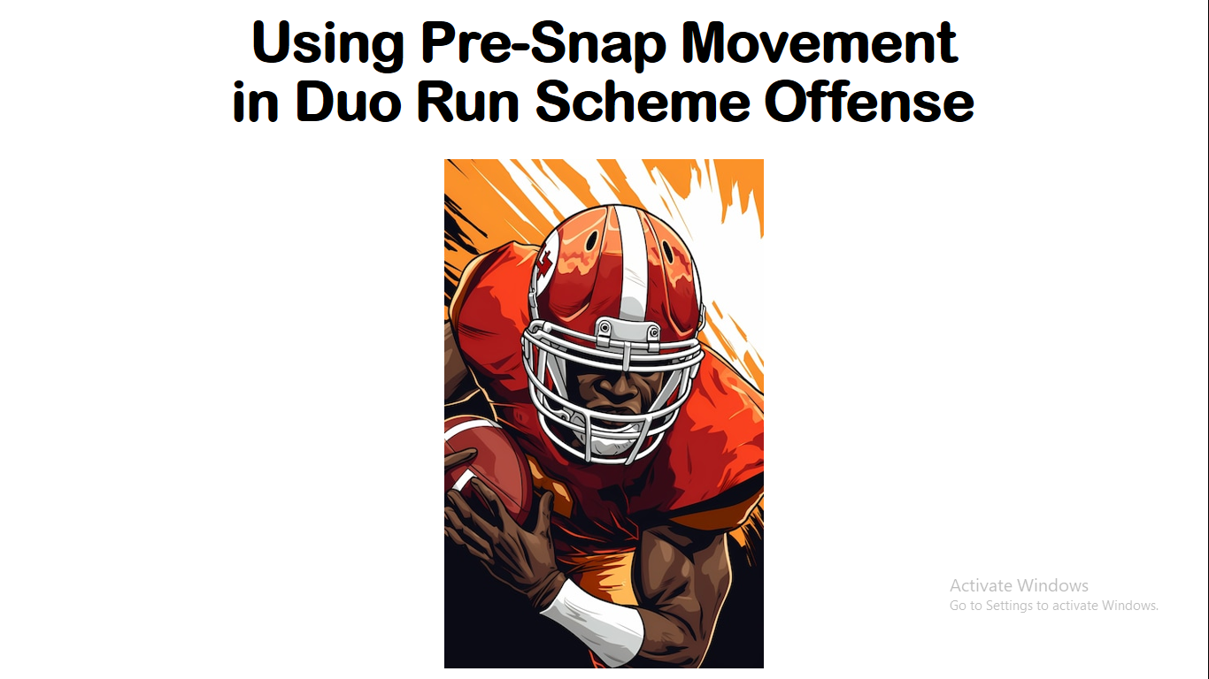 Using Pre-Snap Movement in Duo Run Scheme Offense — diagram 4
