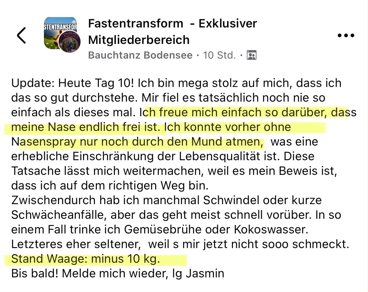 Nasenspray Beschwerden gebessert