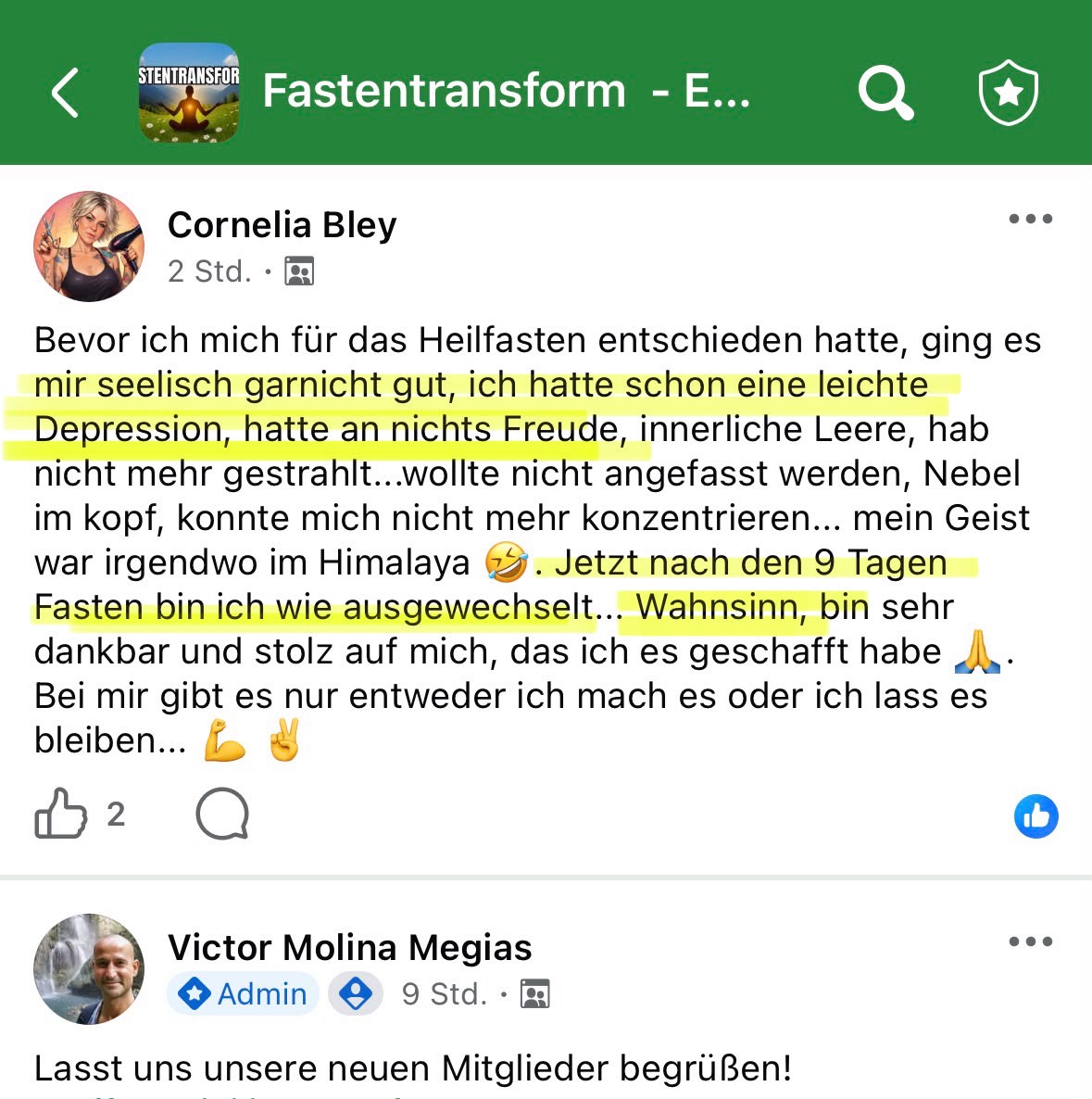 Cornelia Bley - wie ausgewechselt