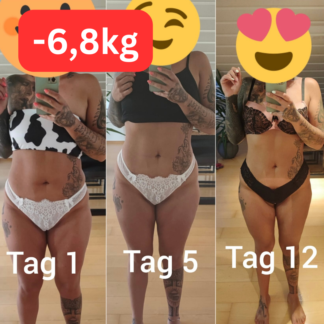 Transformation Frau -6,8 kg