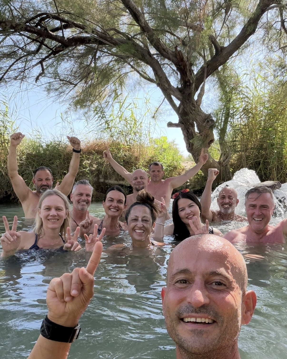 Schwefelhaltige Thermalquelle 40 Grad