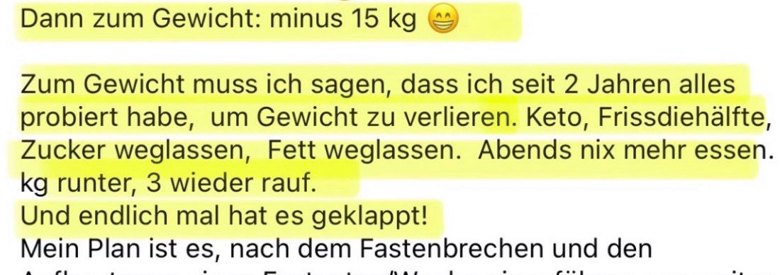 Minus 15 Kilo Transformation