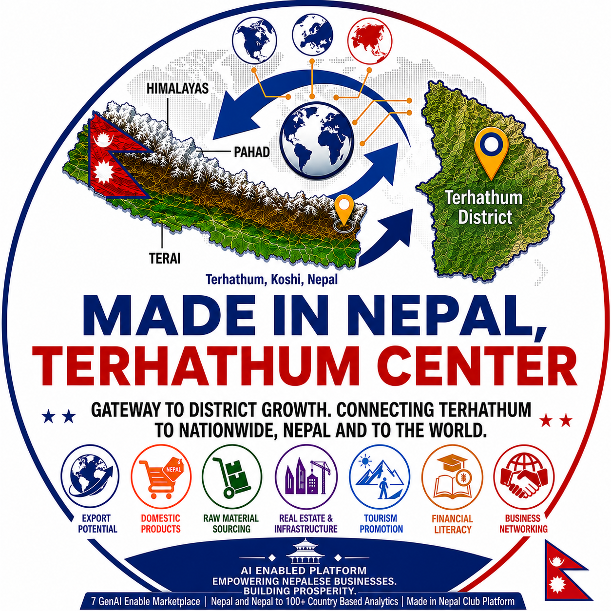 Made in Nepal, Terhathum Center Logo