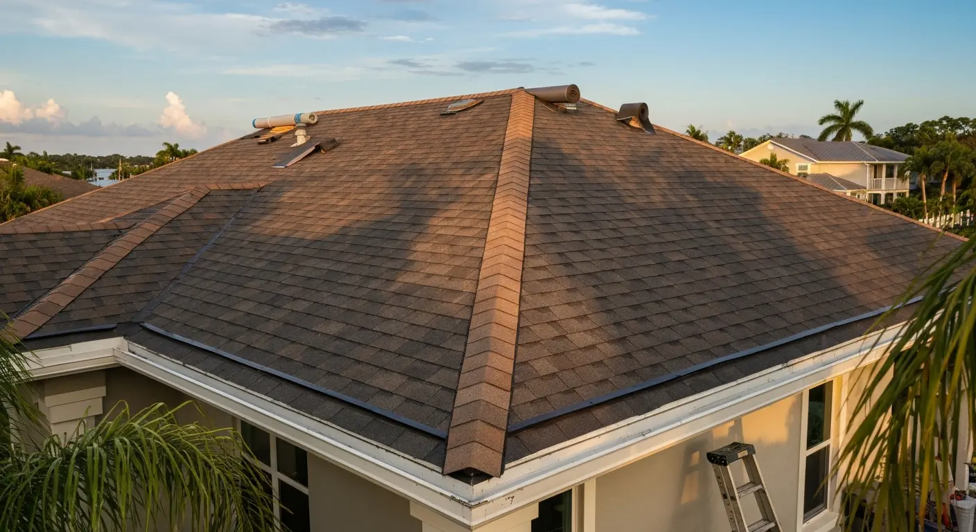 Residential roofing installation in Venice