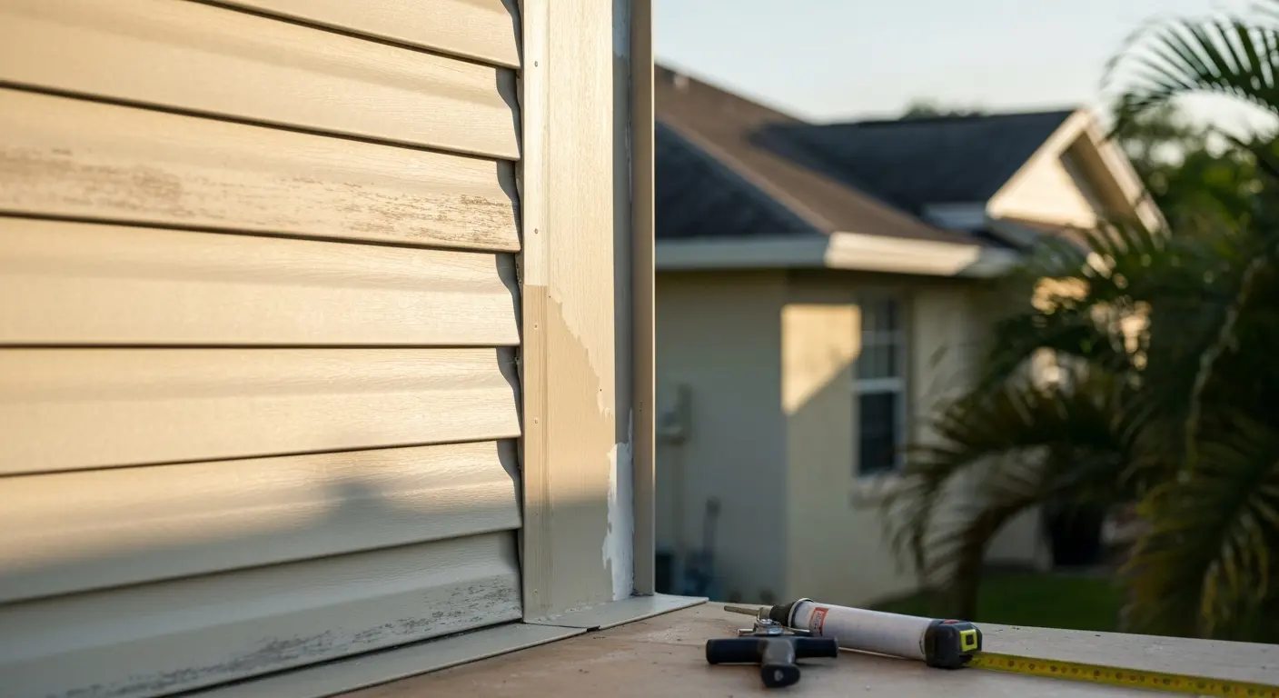 Siding repair project