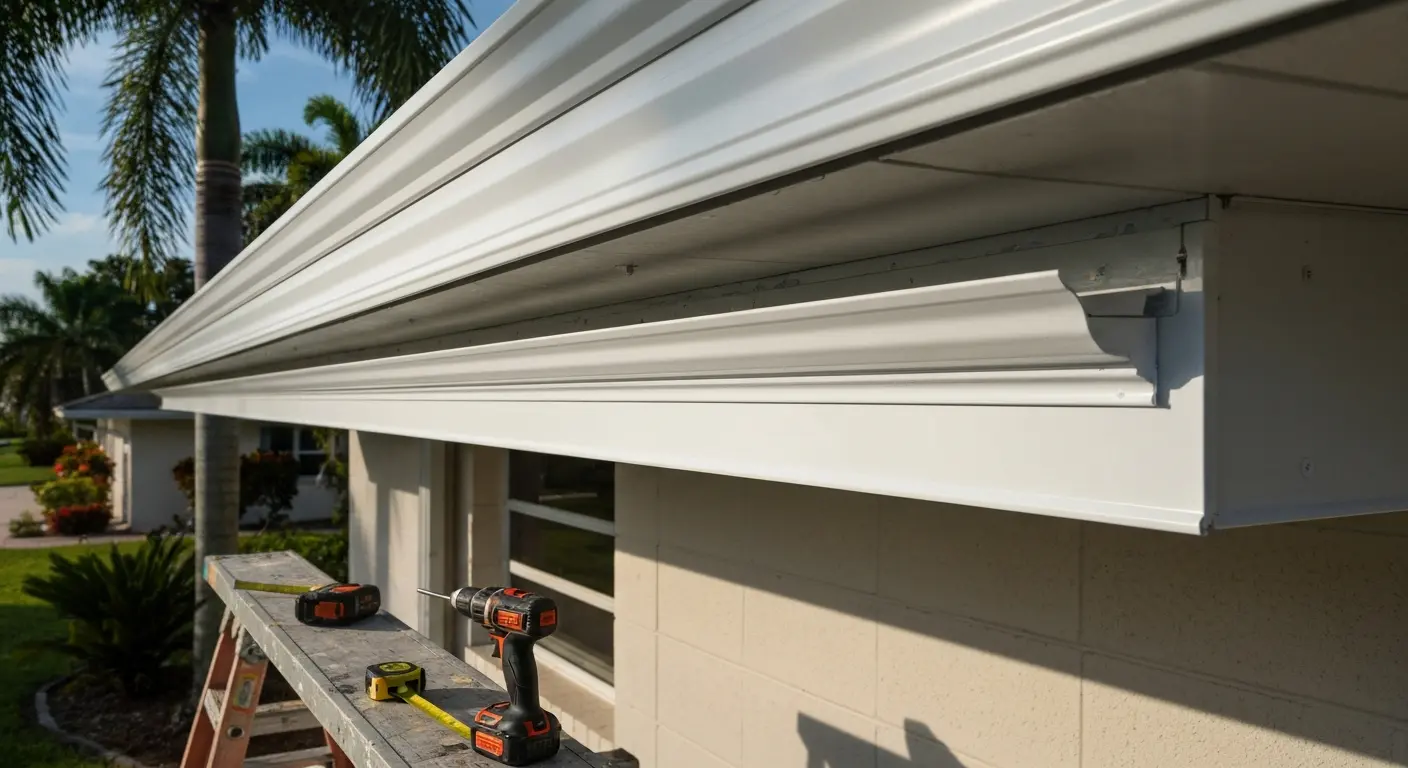 Soffit and fascia installation