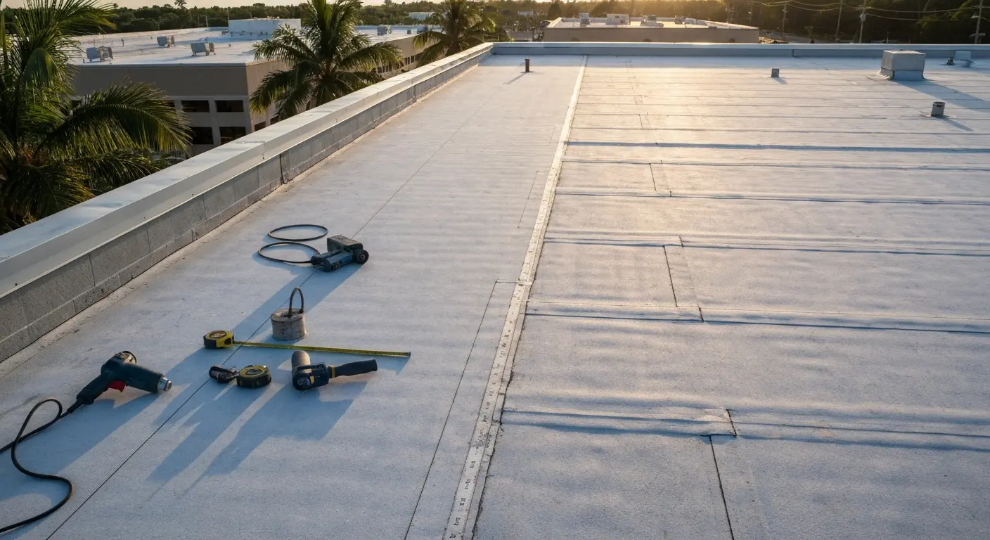 Flat roof repair
