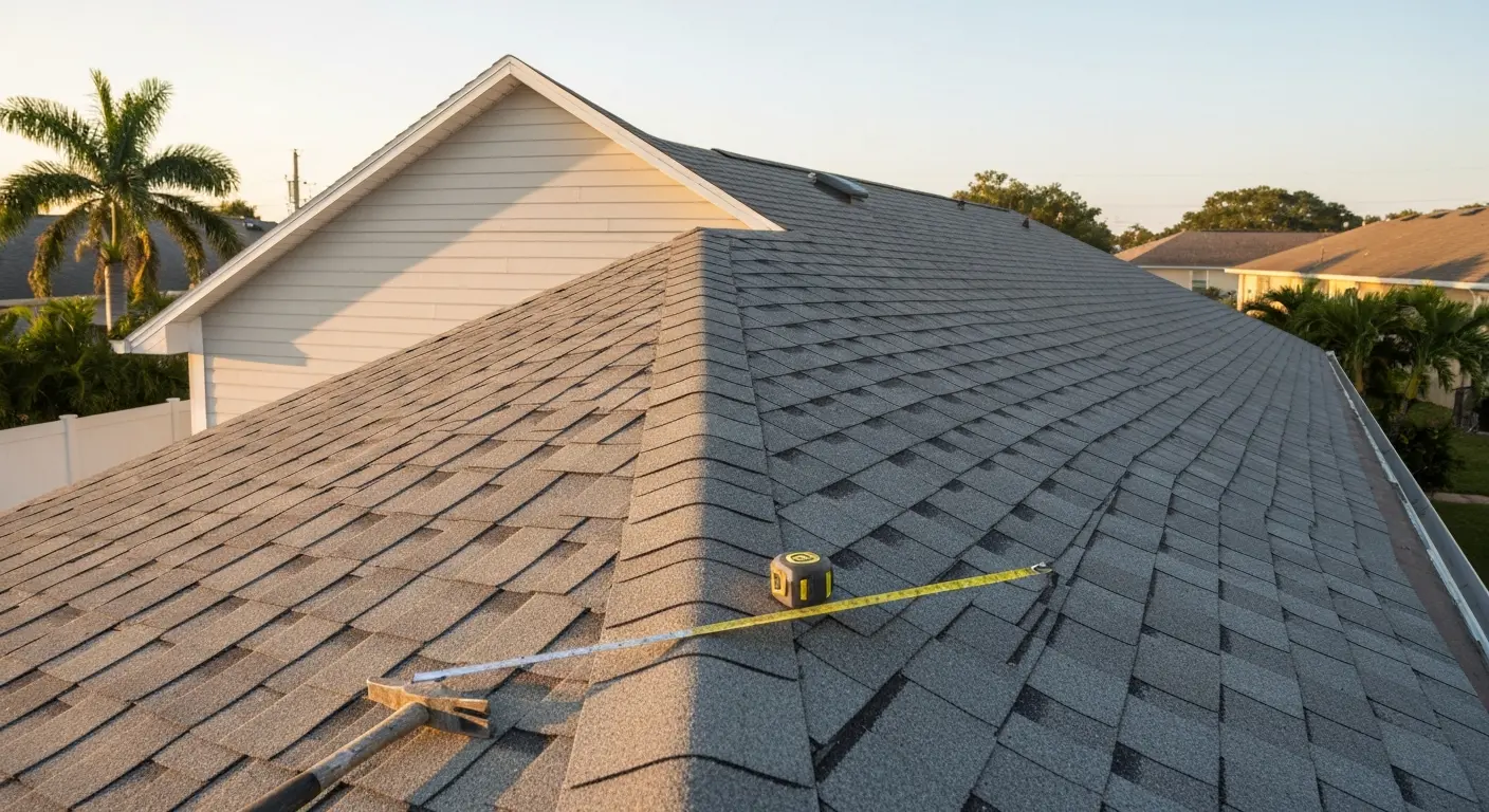 Residential roof replacement project