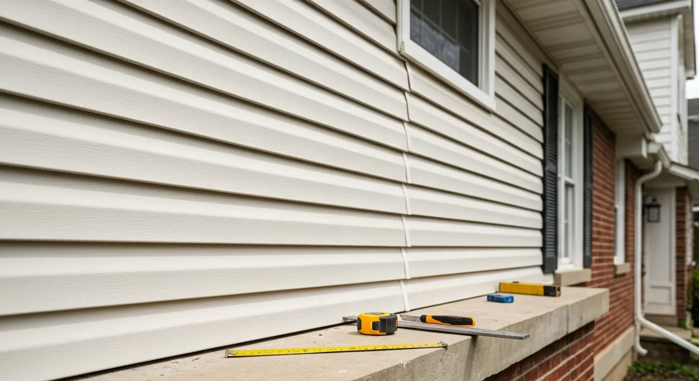 Siding repair work