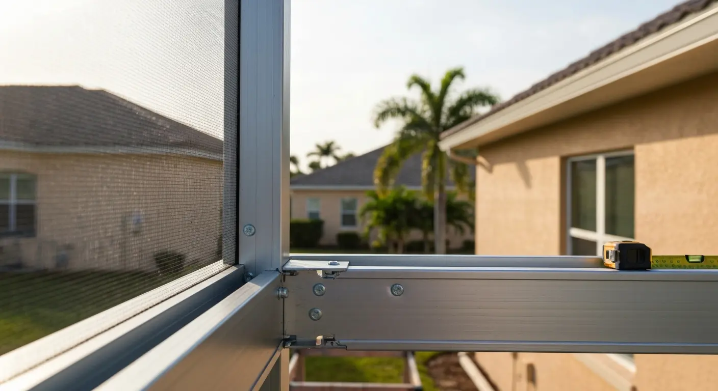 Commercial lanai construction project