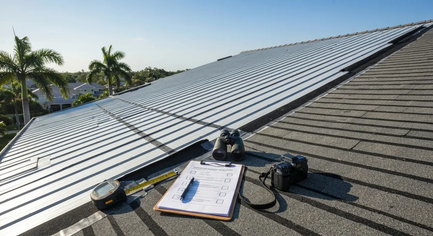 Roof inspection process