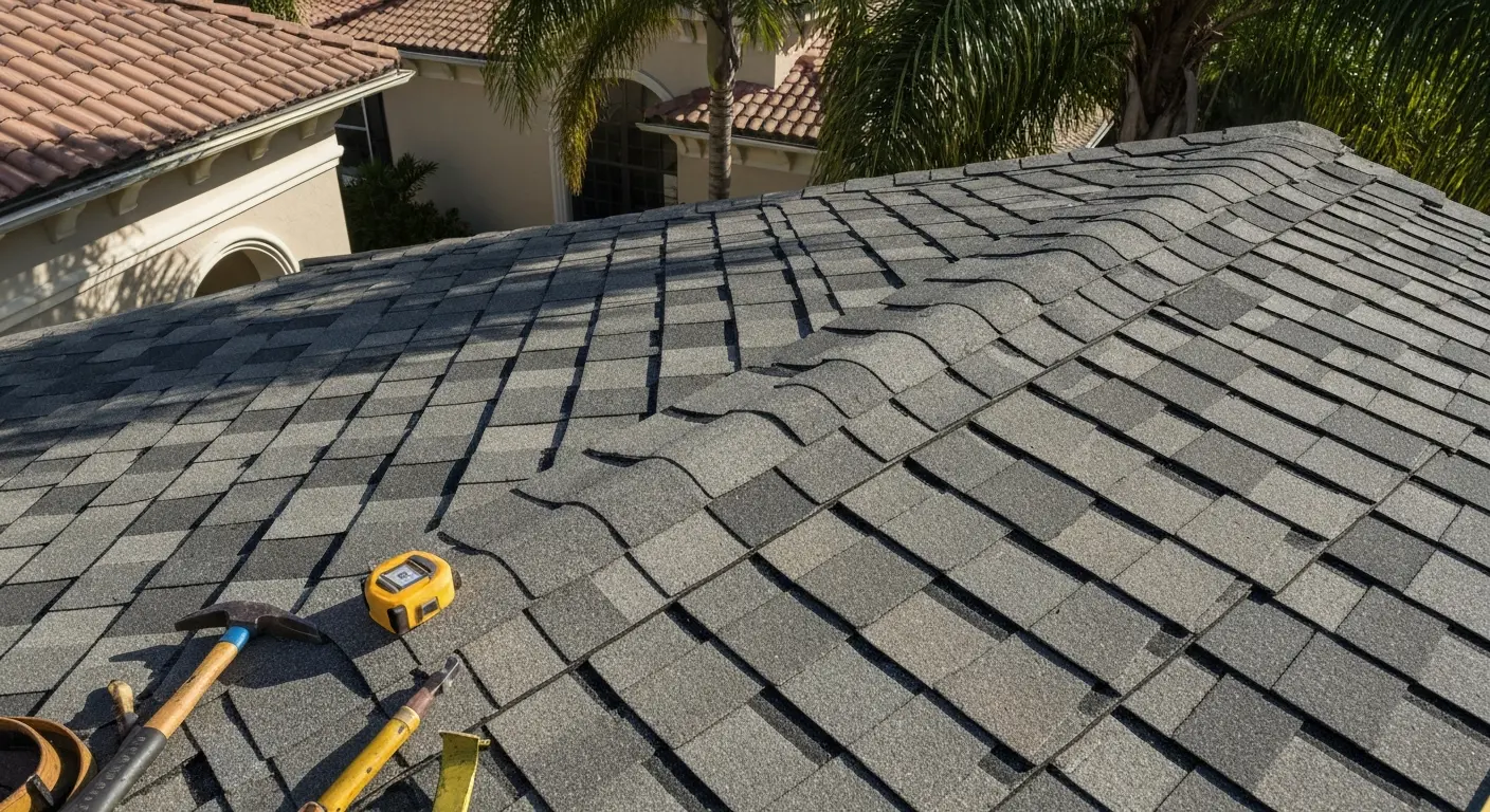 Impact-resistant shingle installation
