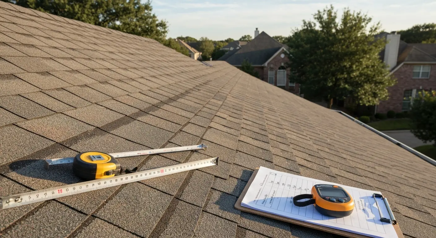 Roof maintenance inspection