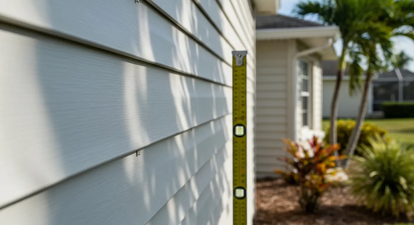Vinyl siding installation