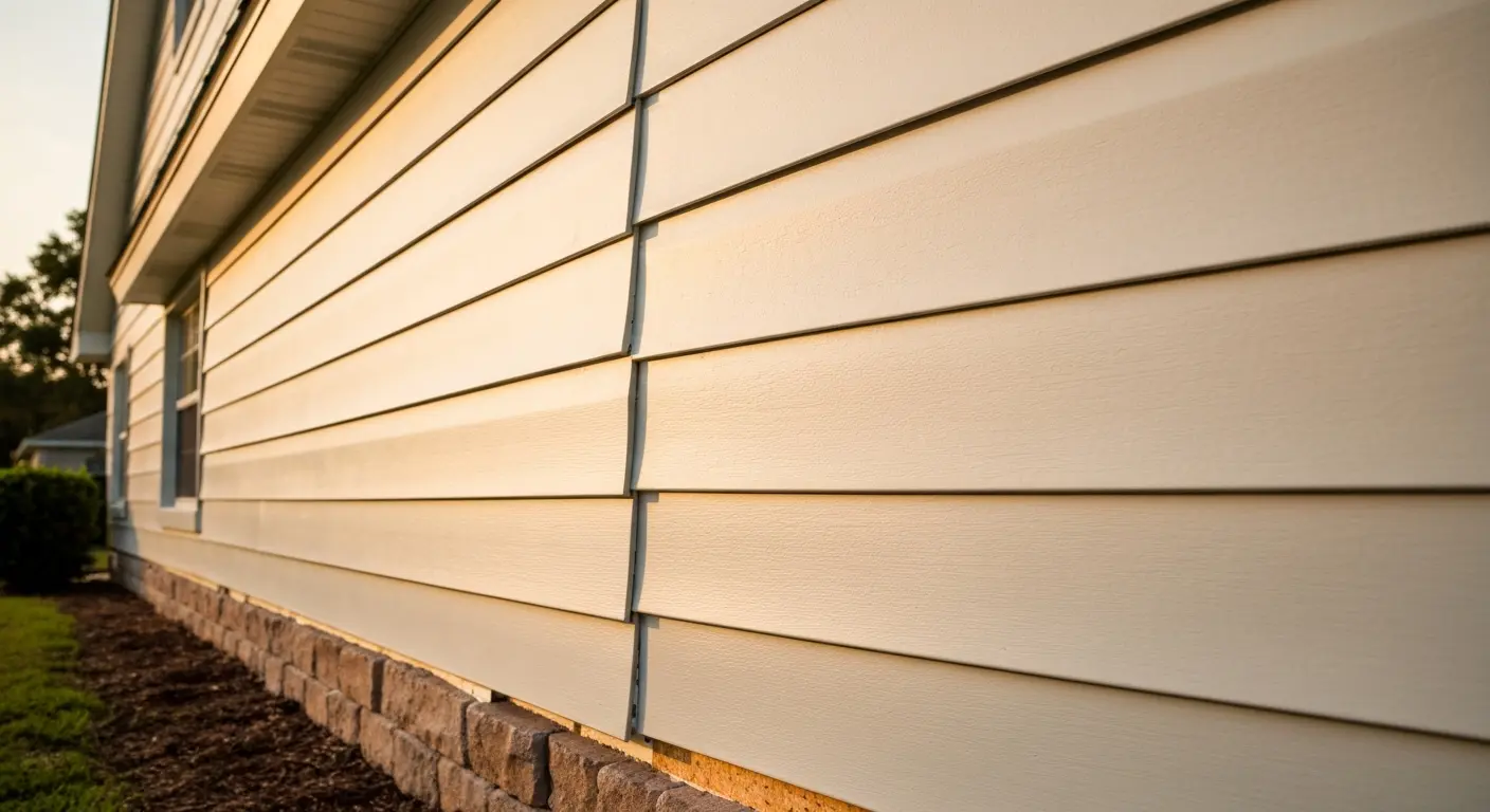Vinyl siding installation detail