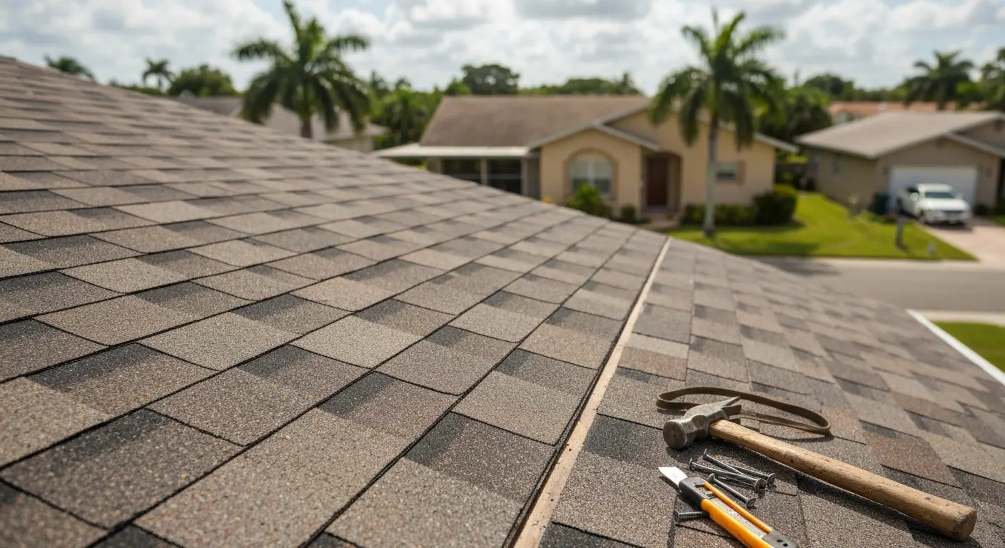Shingle roof repair
