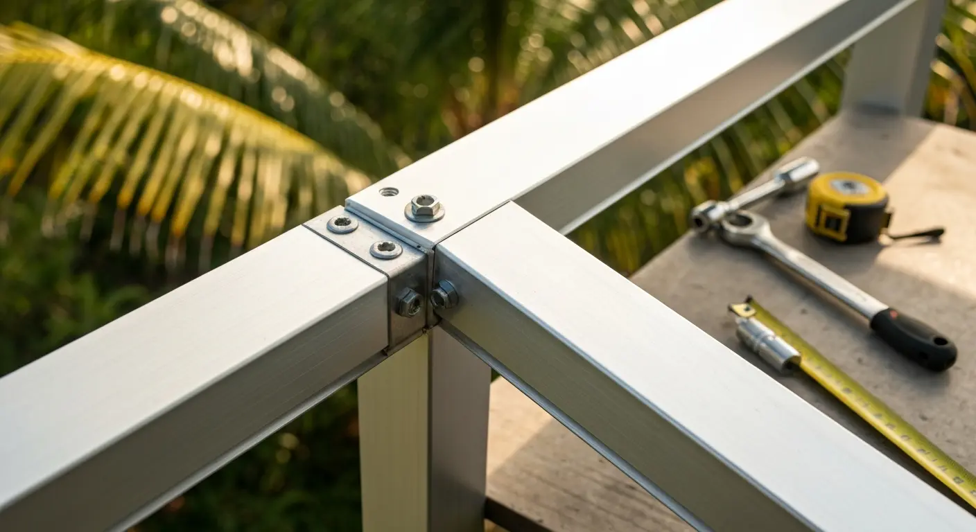 Aluminum frame repair