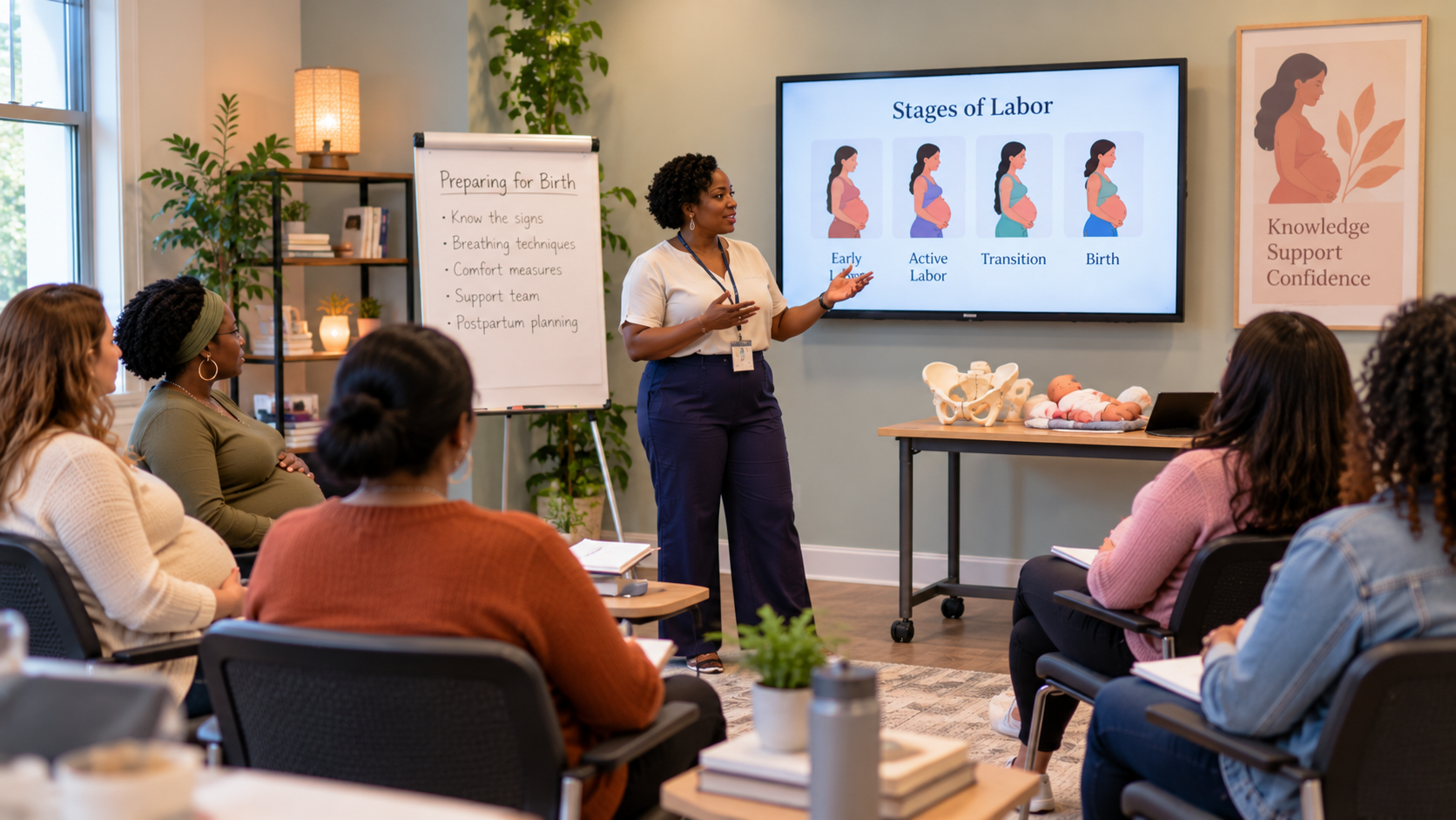 Childbirth education class
