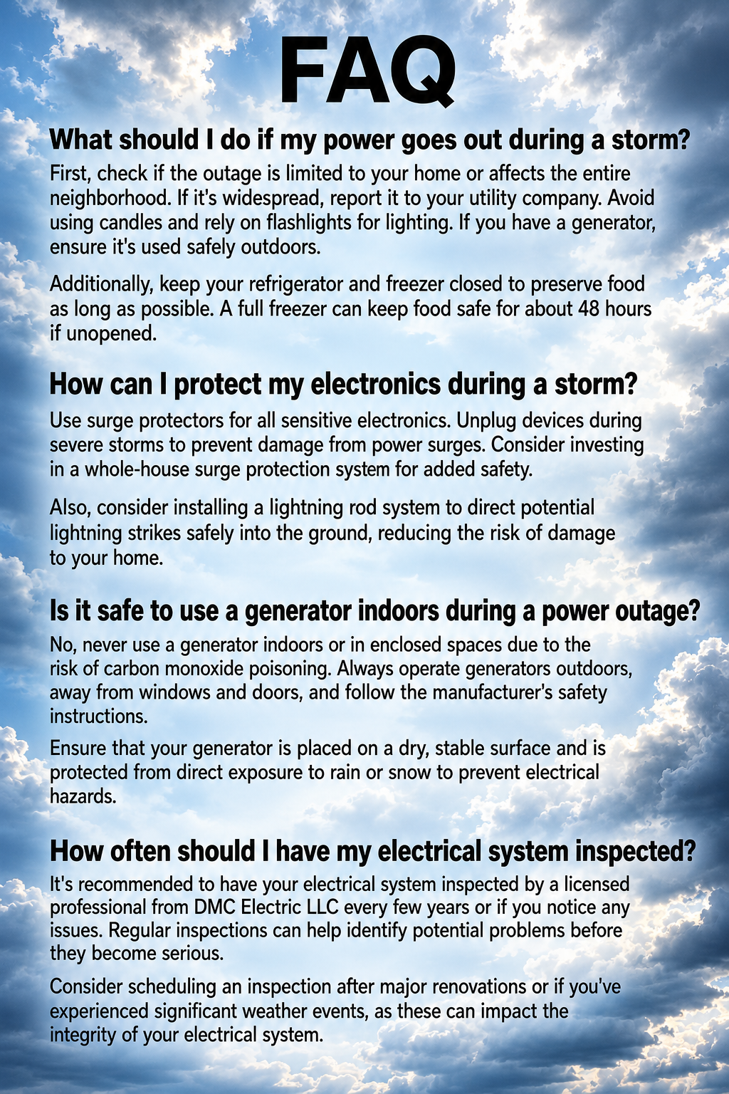 FAQ on home preparation for storm season FAQ on home preparation for storm season