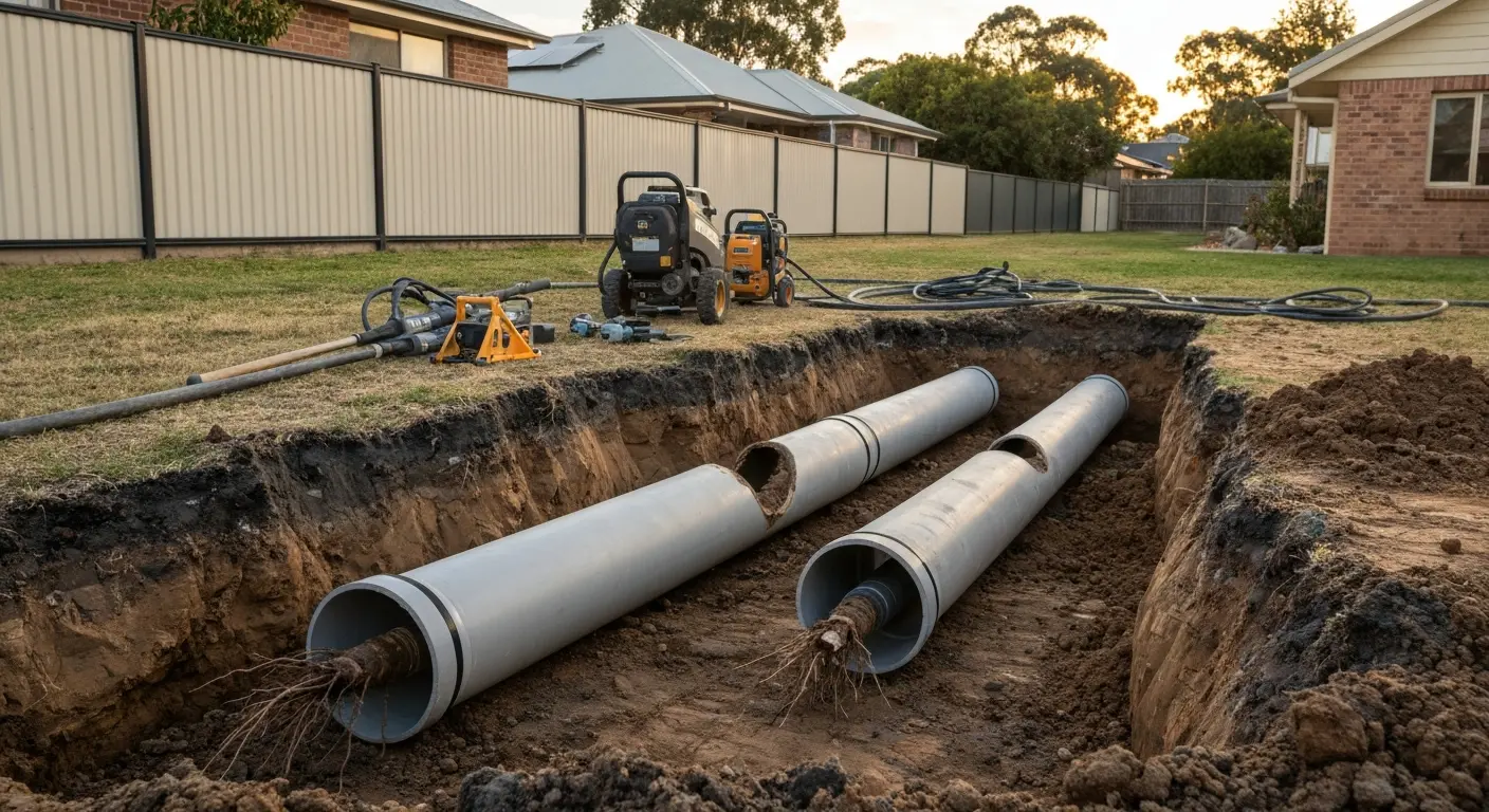 Root removal from pipes