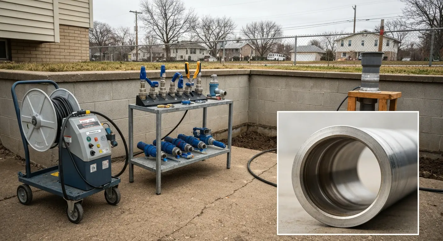 Main sewer drain cleaning service