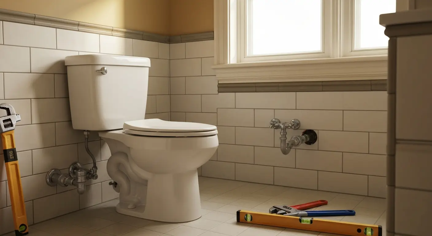 Toilet replacement installation