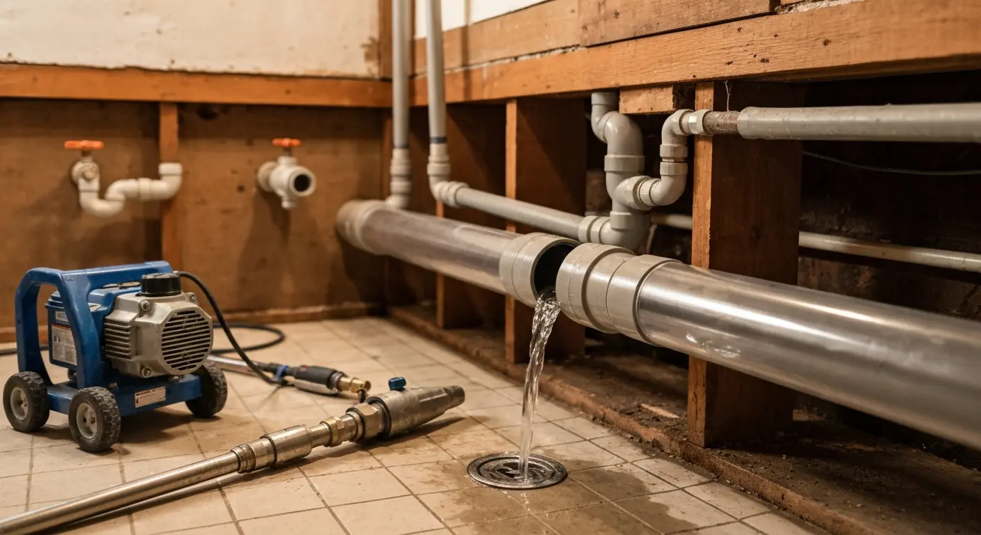 Drain cleaning service
