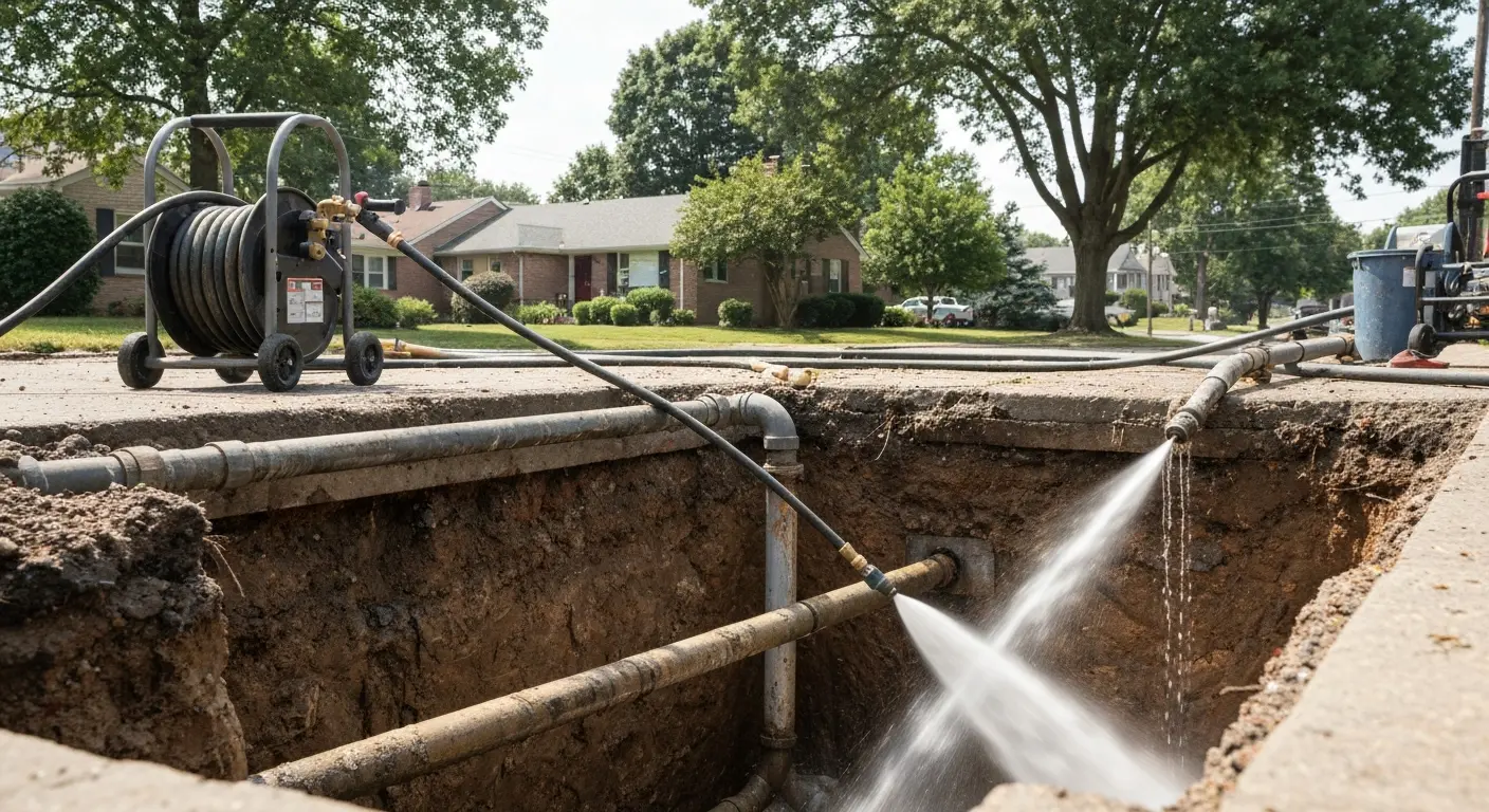 Hydro jetting service