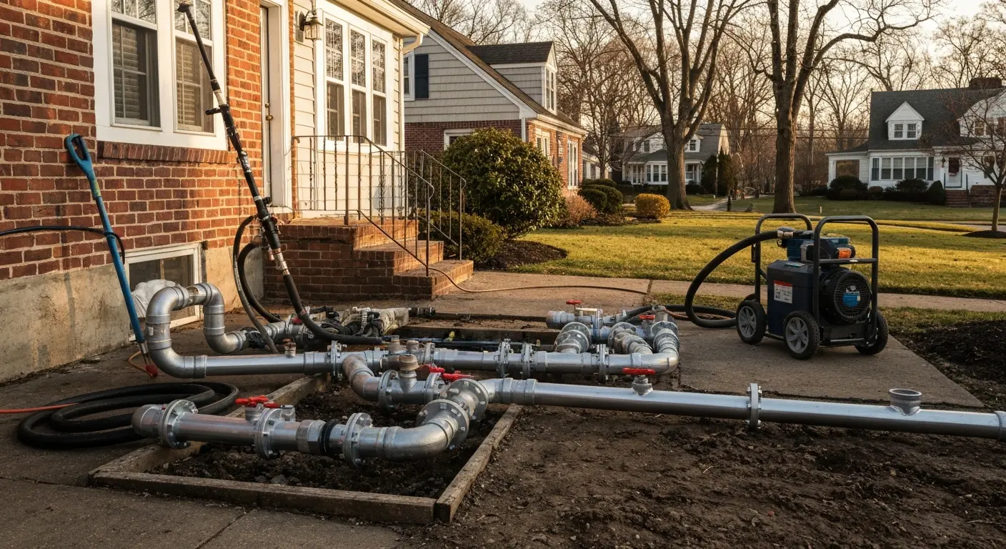 Drain cleaning service