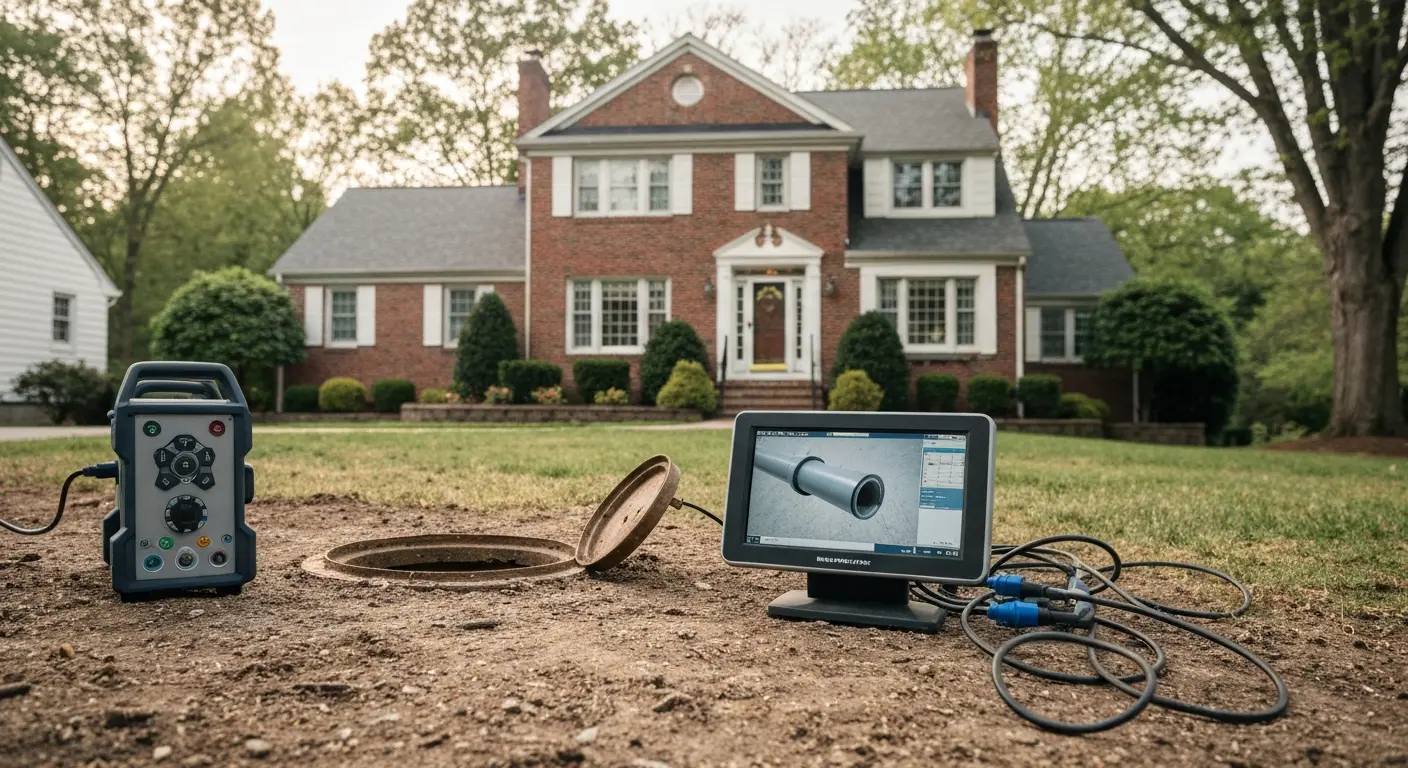 Sewer line camera inspection Morris County