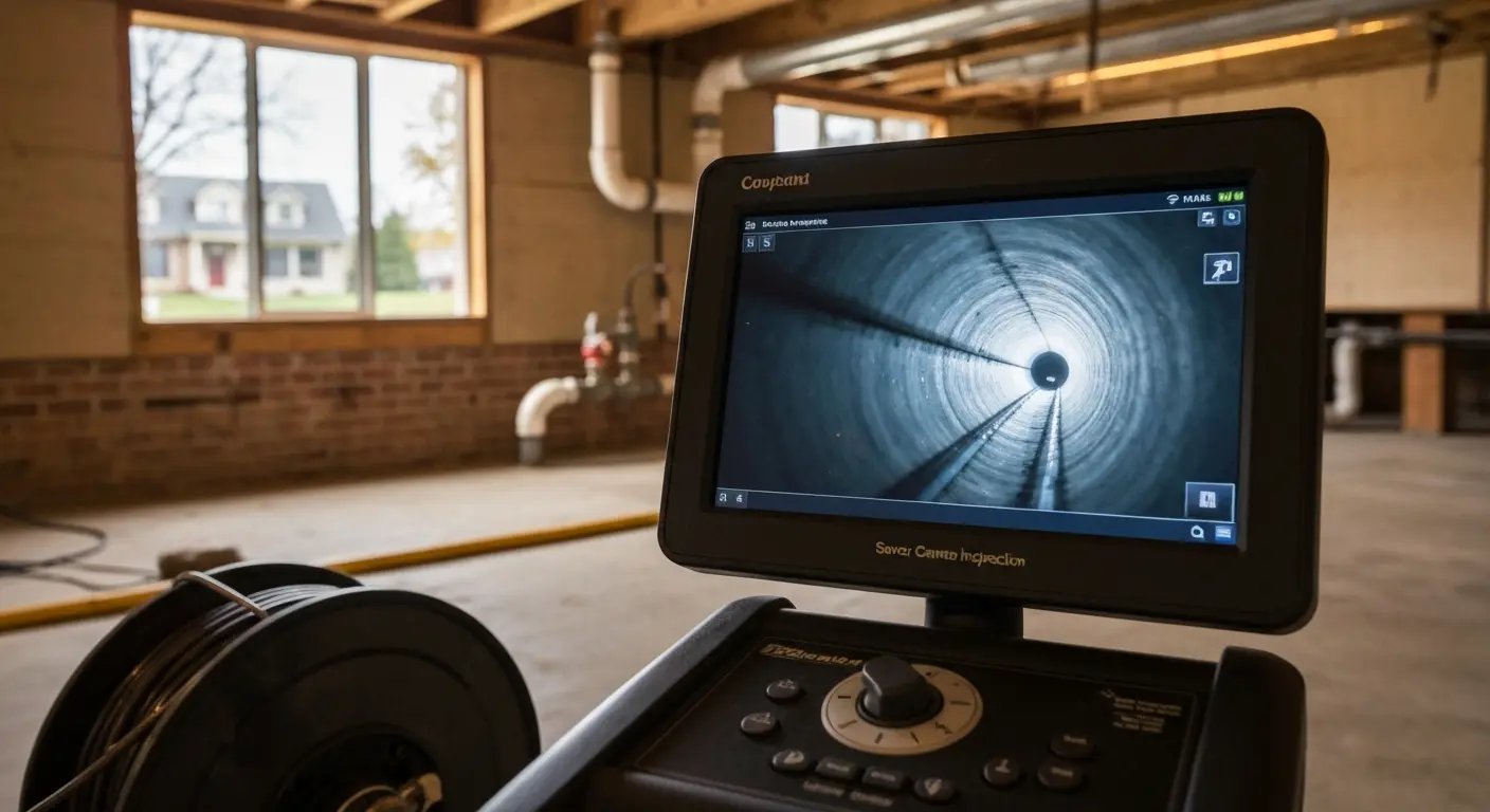 Sewer camera inspection