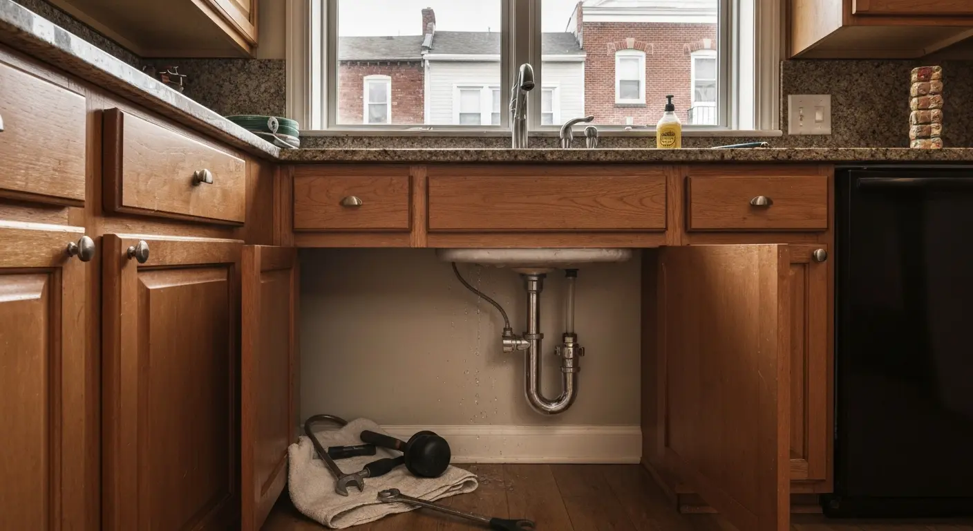 Kitchen drain cleaning service