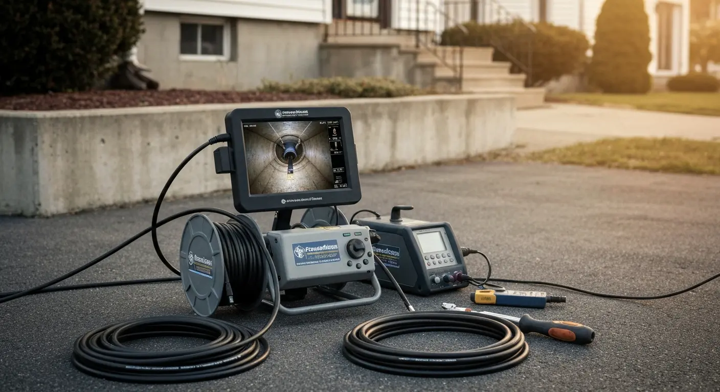 Sewer camera inspection