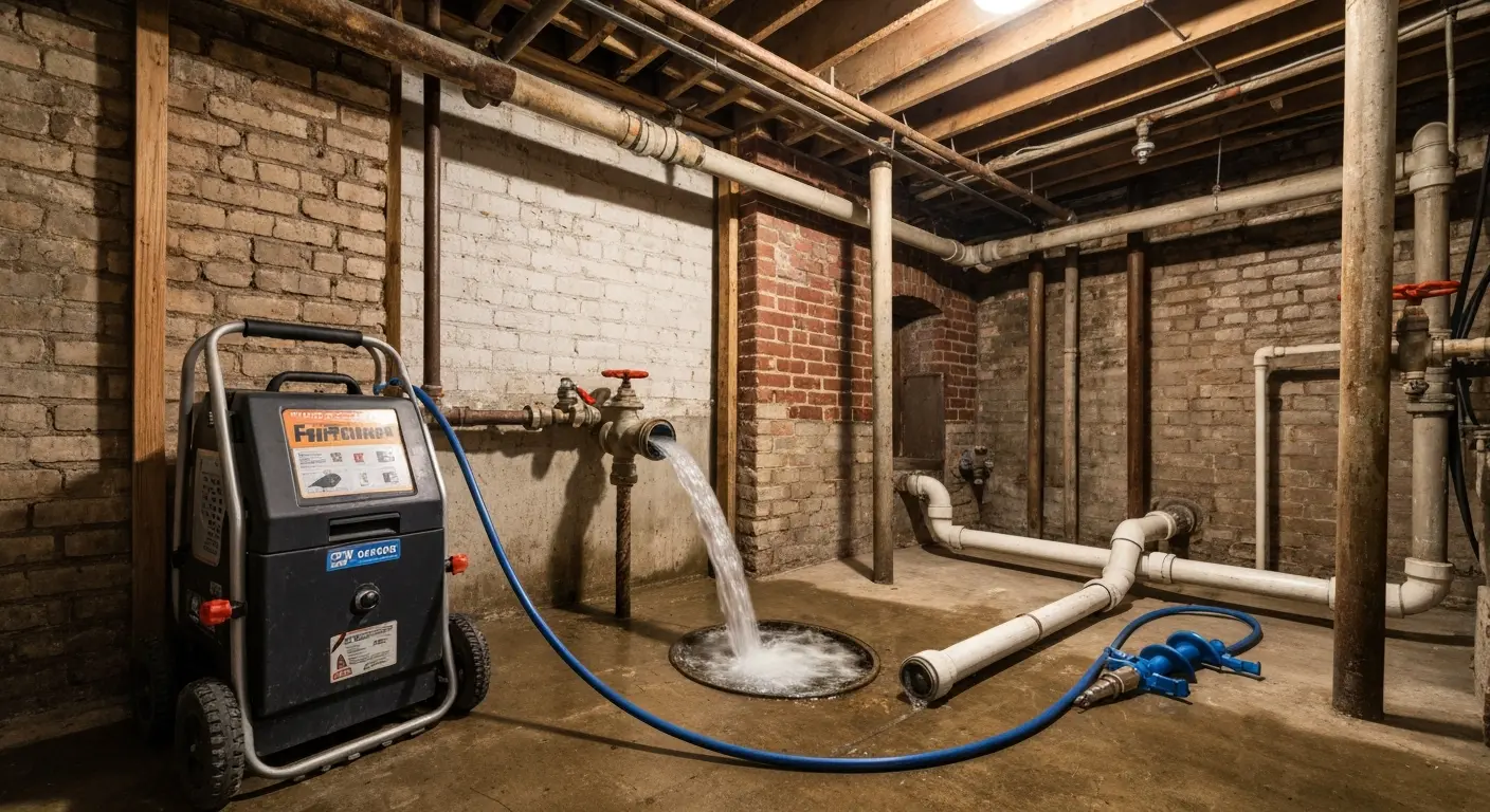 Drain cleaning service