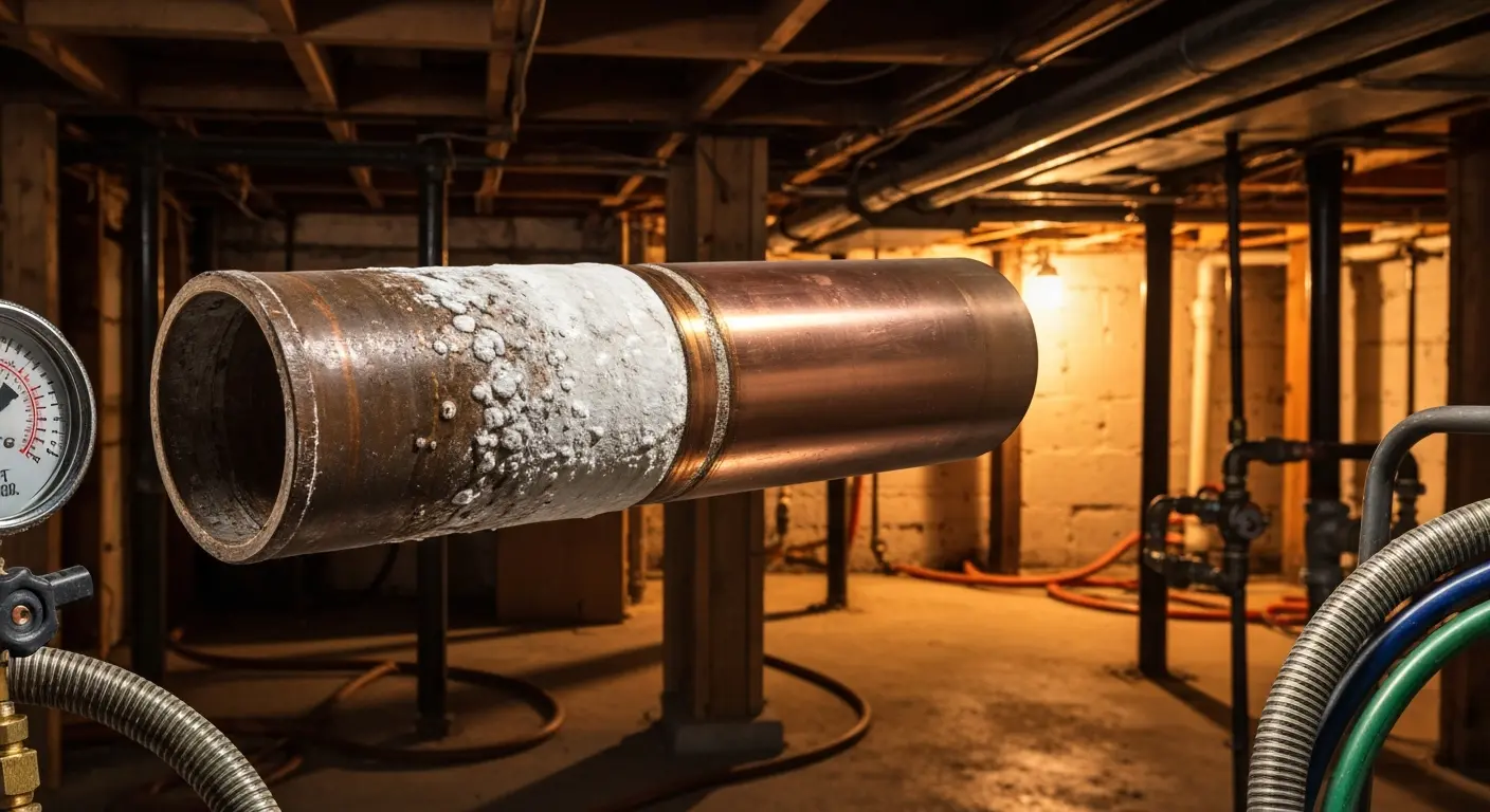 Mineral scale removal from pipes