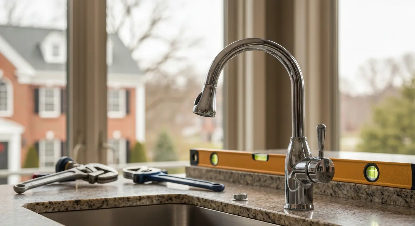 Faucet and fixture installation