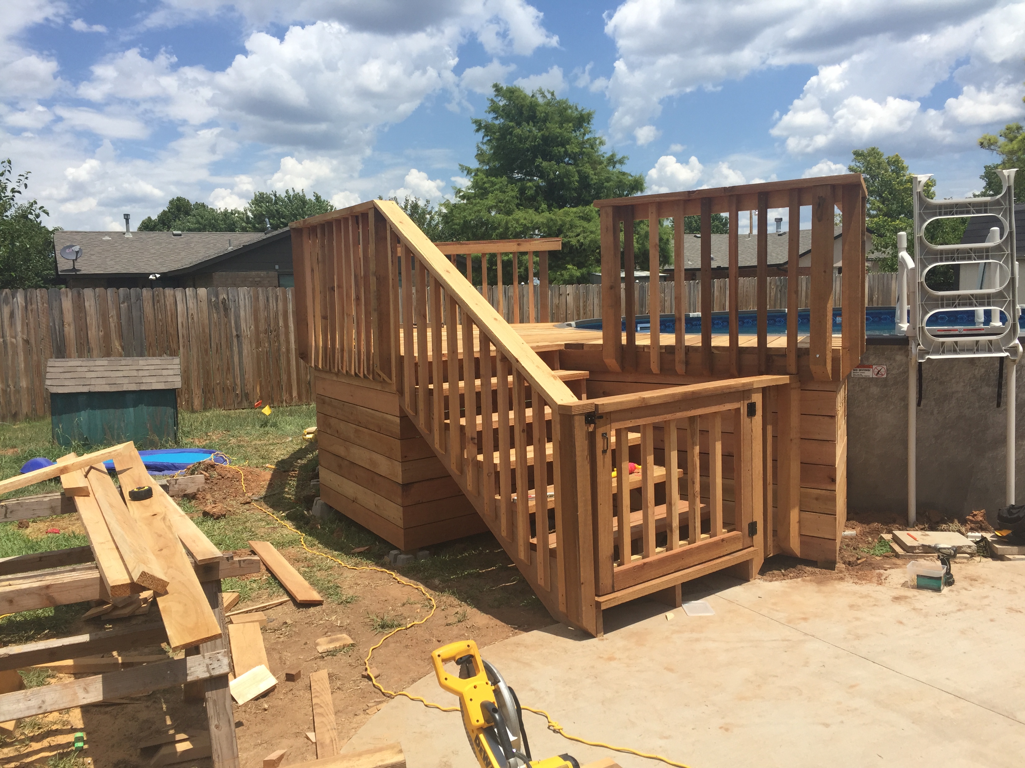 Thompson's Exteriors construction team