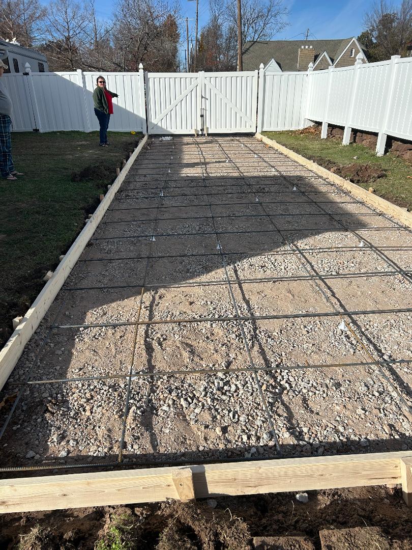 Before concrete project