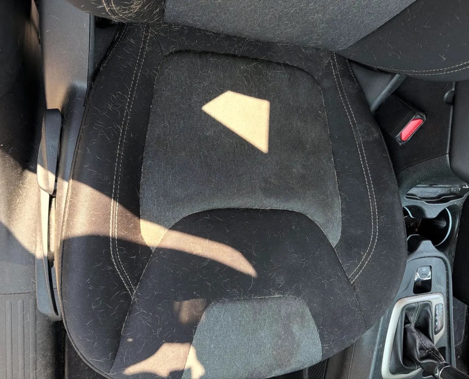 Dirty dusty car exterior before professional detailing