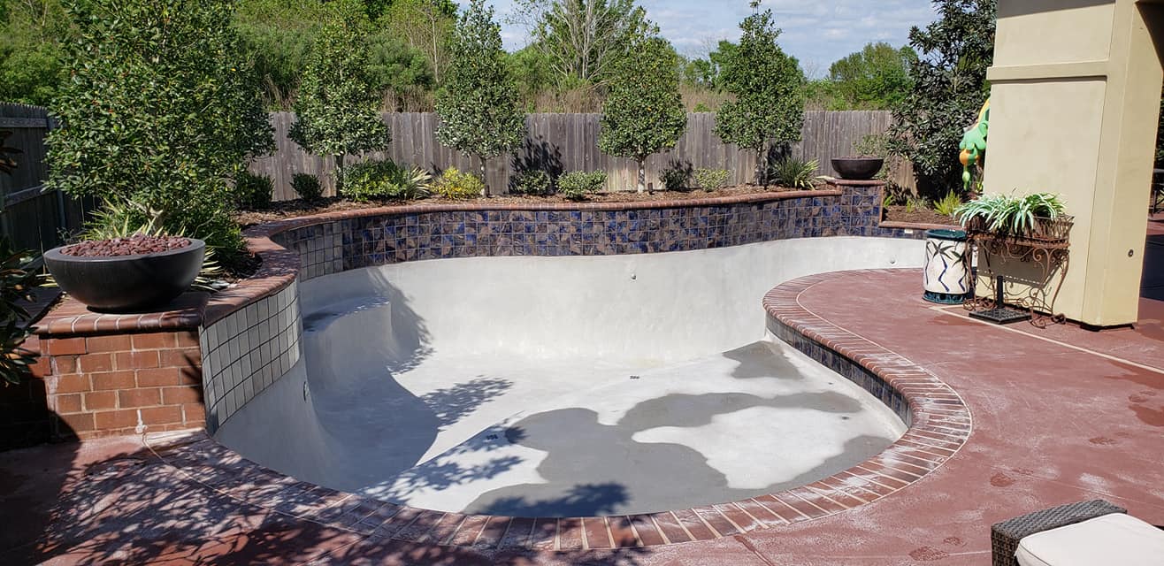 Before pool remodel