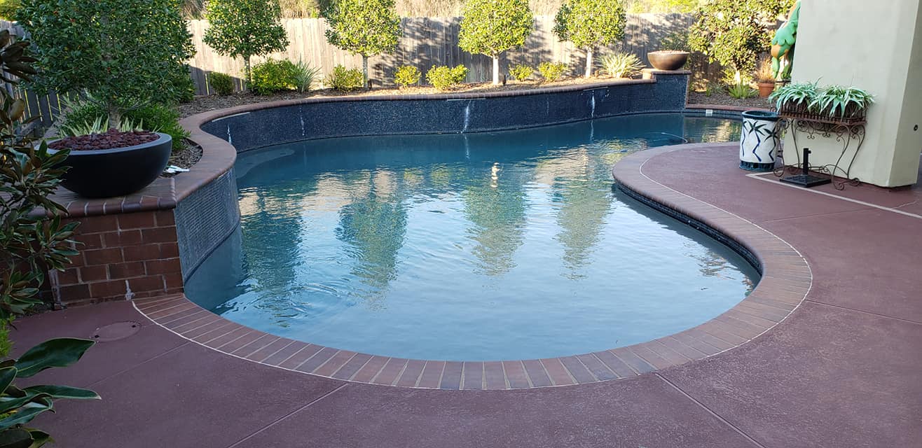 After pool remodel