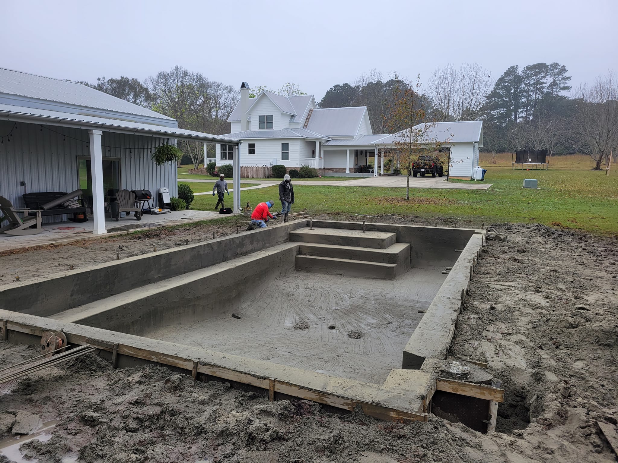 Before pool remodel
