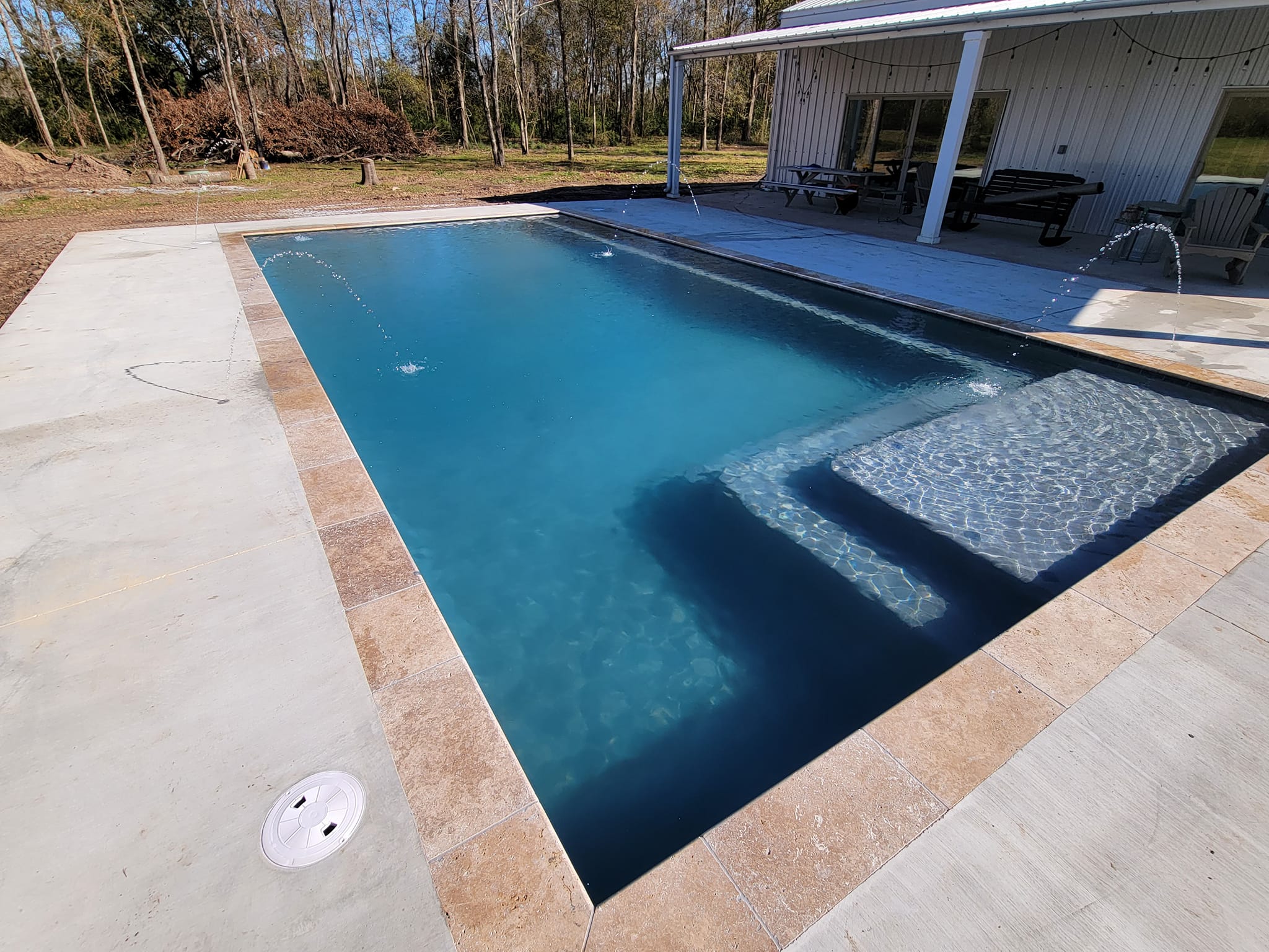 After pool remodel