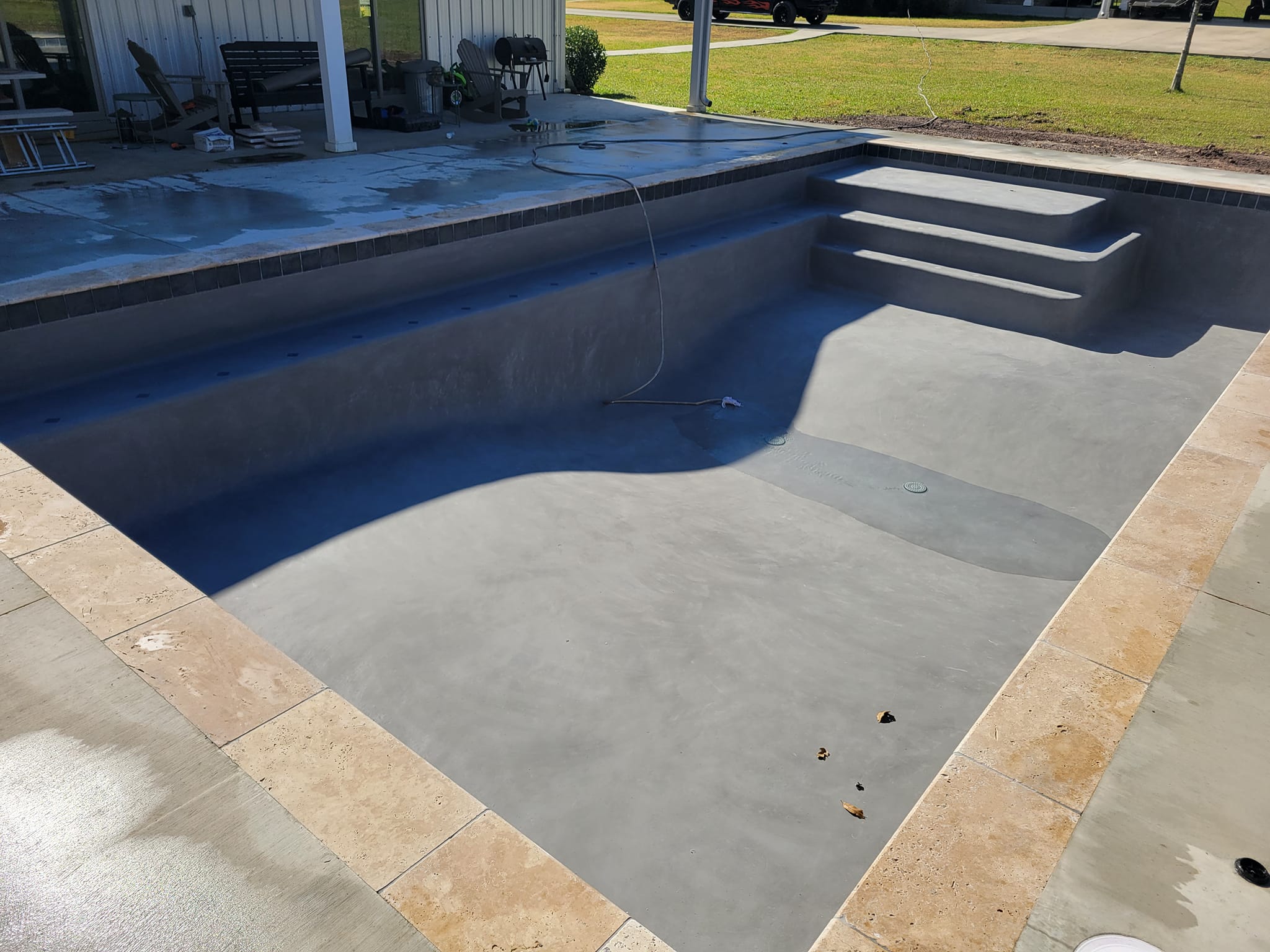 Before pool remodel