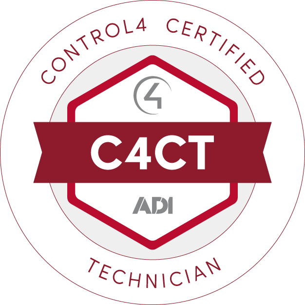 Control4 Certified Technician badge