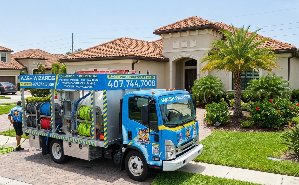 Professional exterior cleaning for Central Florida properties