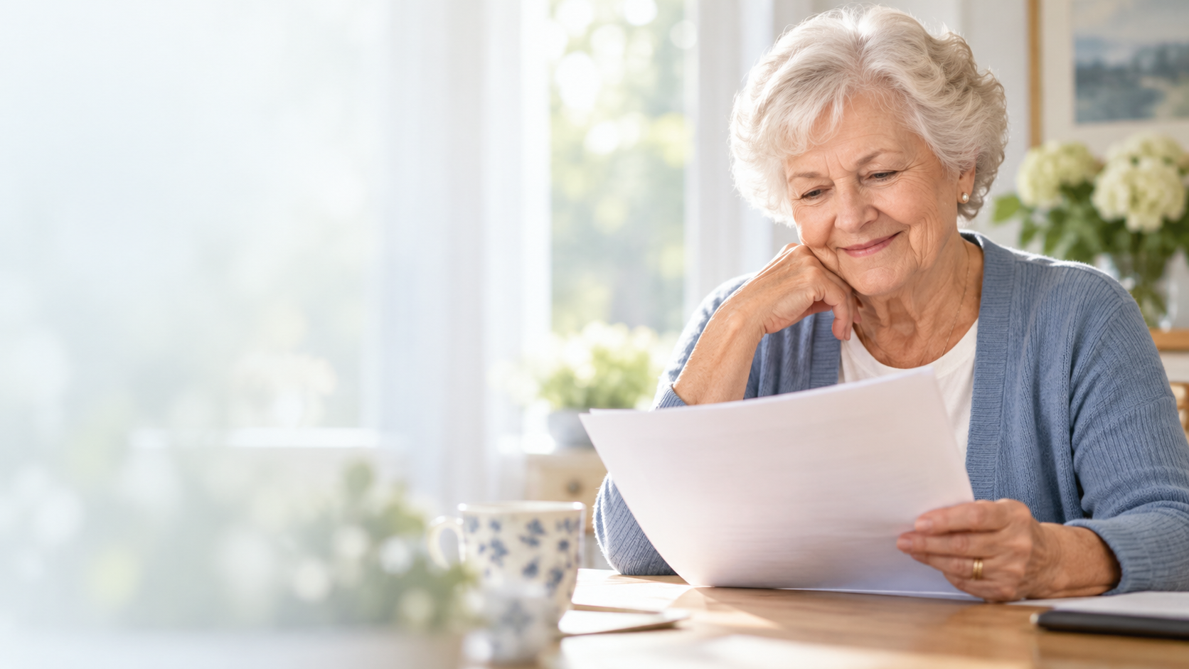 Senior adult discussing Medicare guidance