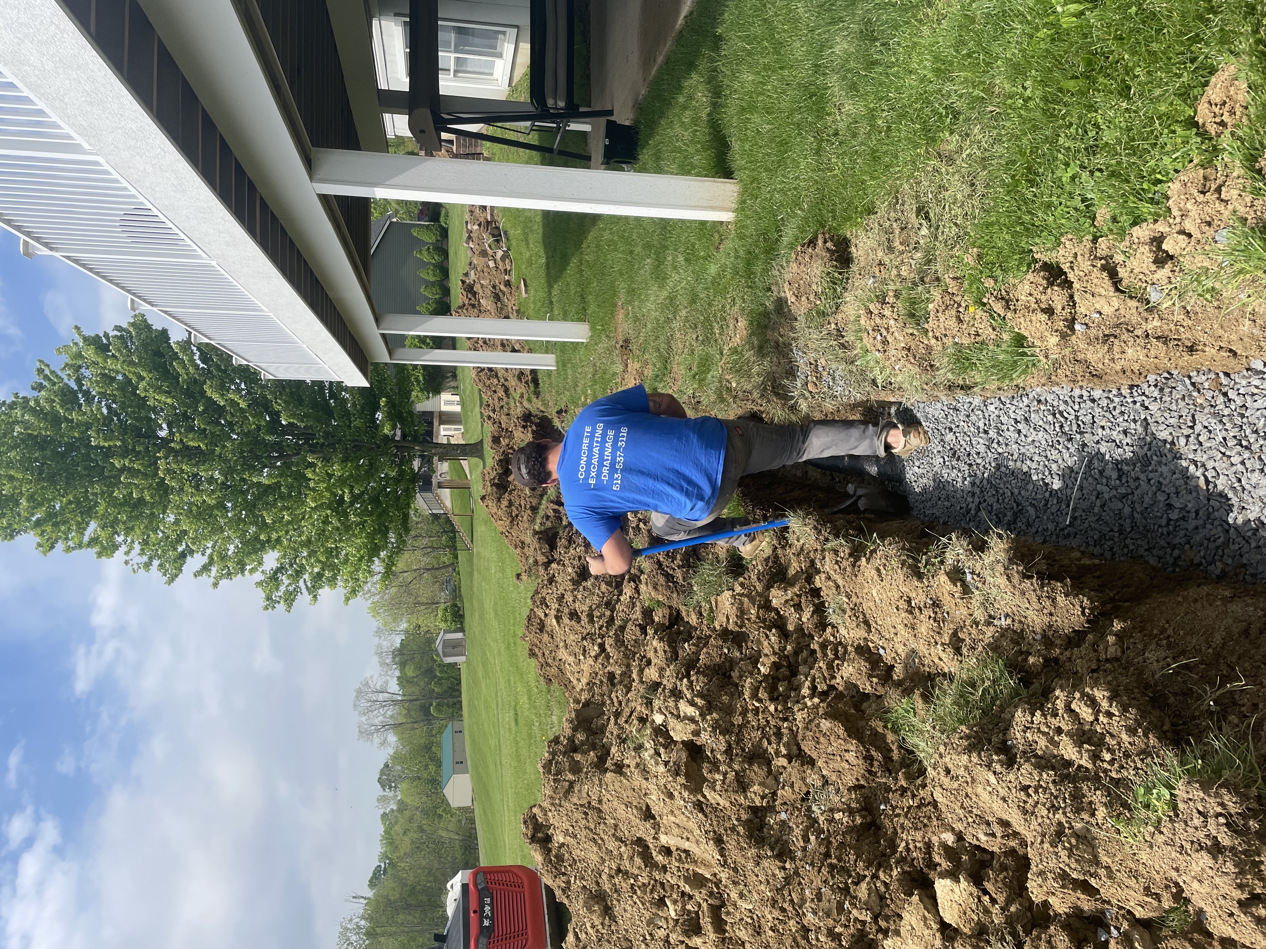 Corbett's Contracting crew at work in Southwest Ohio