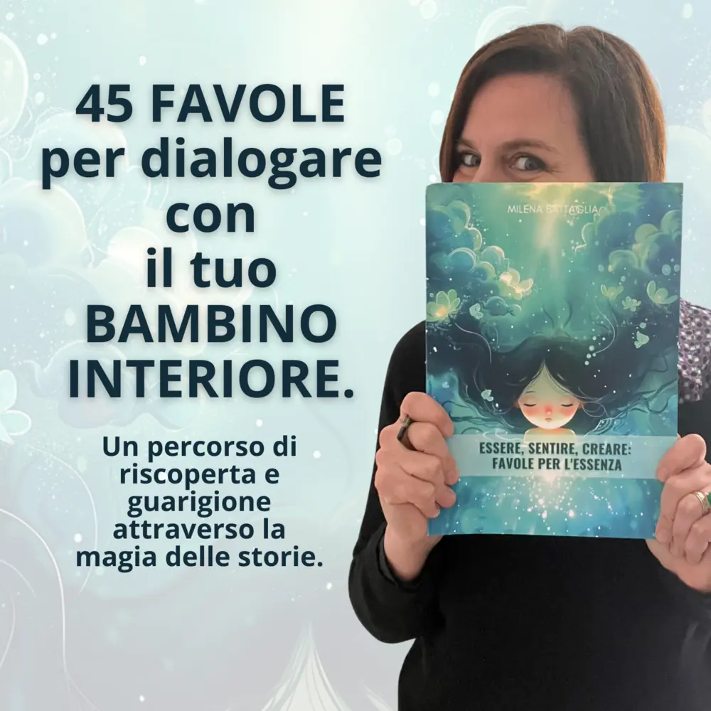 Milena Battaglia con il libro Favole per l’Essenza