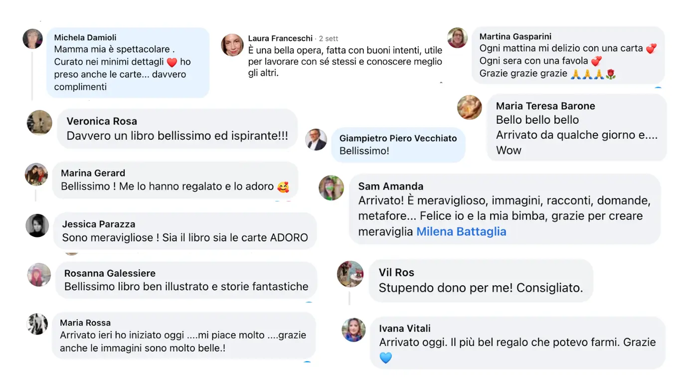 Messaggi e recensioni delle lettrici e dei lettori